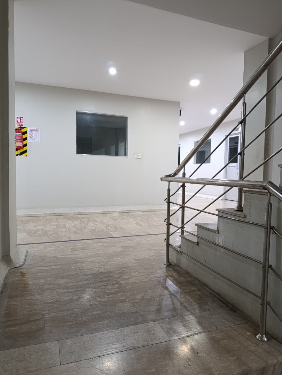 Facility staircase and access area